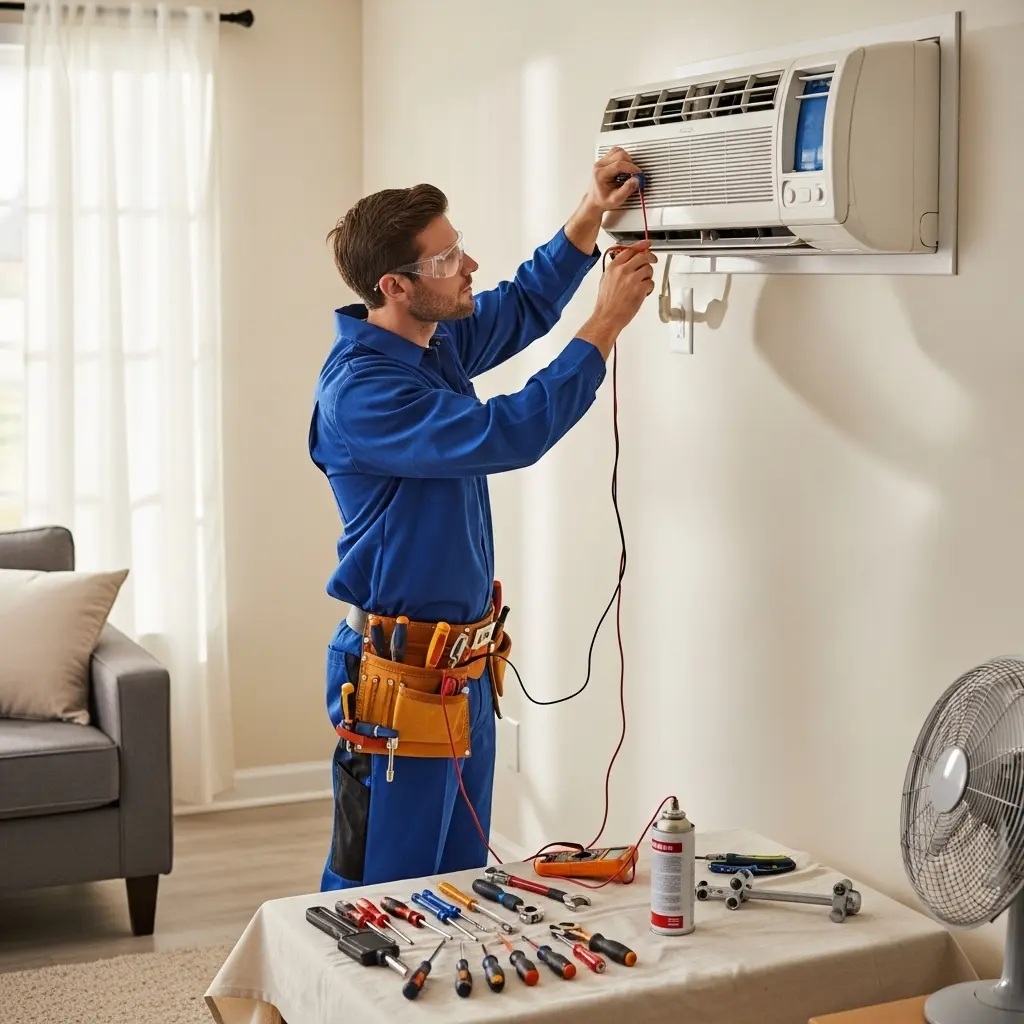 Sarıgöl Gree Gree klima gaz dolumu ve bakım – Enerji verimliliği artırıldı. - Teknik servis örneği